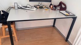 Lista Office Bürotisch, höhenverstellbar - 140 x 80 cm
