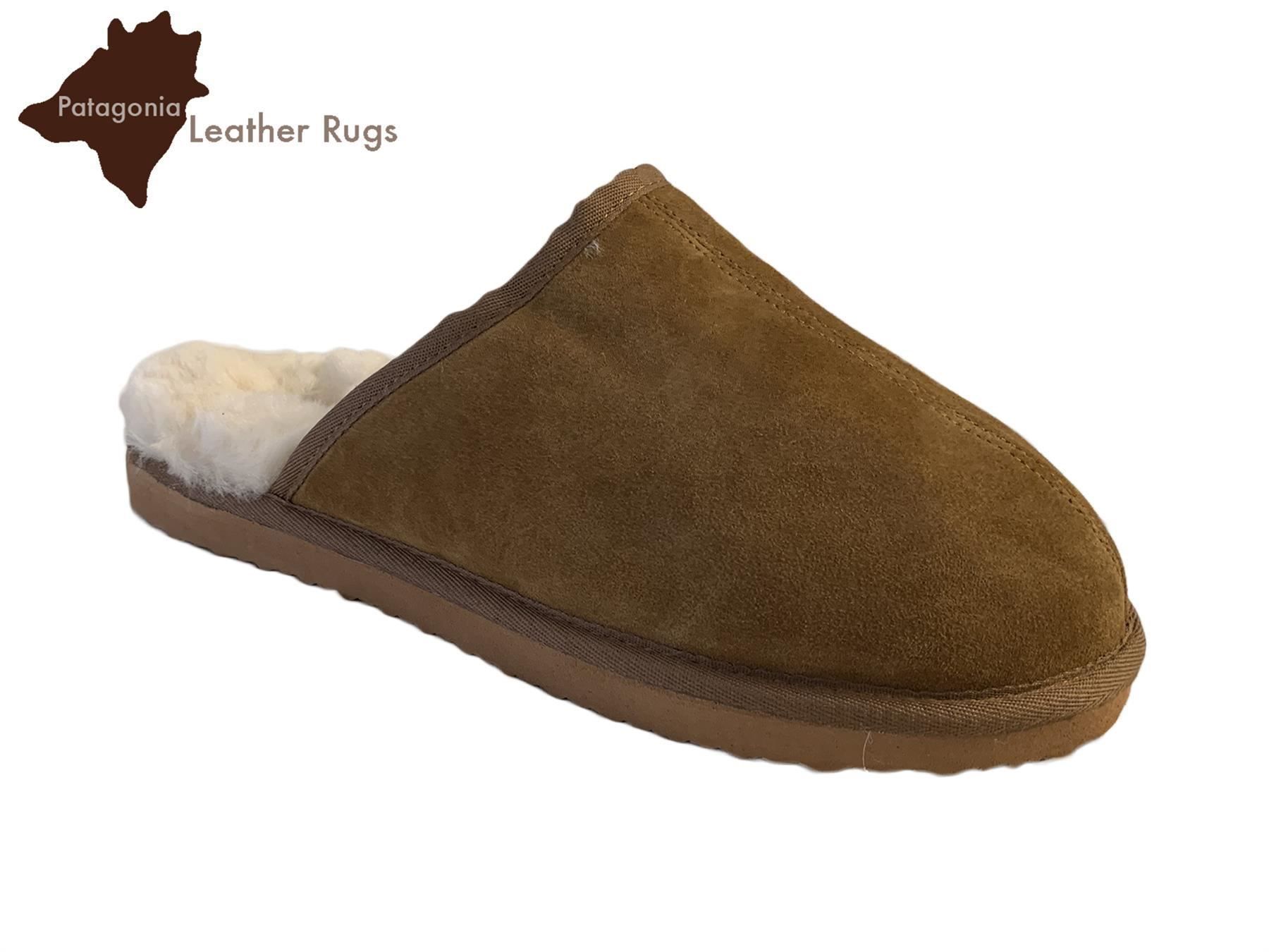 Scarpe da uomo: Pantoffel neu echt Lammfell Gr 40-47 – Nuovo e nell'imballaggio originale da Arbedo venduto da patagonialeatherrugs 1