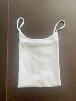 Pull à bretelles blanc neuf taille S