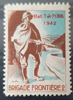 Soldatenmarke- Doppelter Aufdruck,  Brigade Frontiere 2