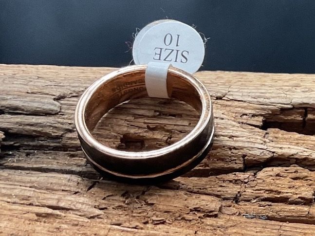 Ringe: Ringe Wolfram facettiert mit Metall rotverg. Gr, 7 – Neu (gemäss Beschreibung) aus luzern von Alpendorf1 1