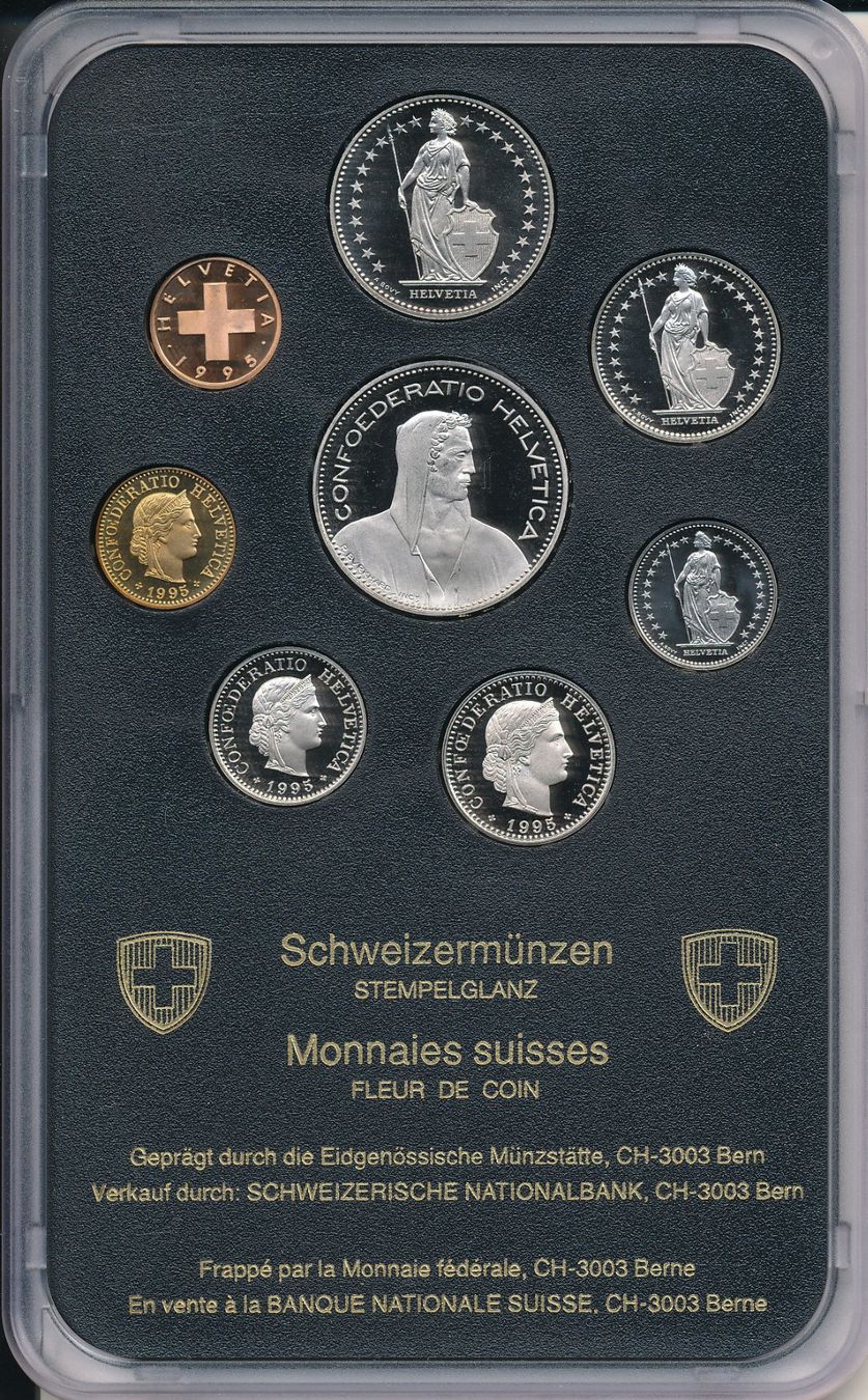 Alle Münzen: Münzsatz 1995 Stempelglanz – Neu und originalverpackt aus Obfelden von Octavia61 1