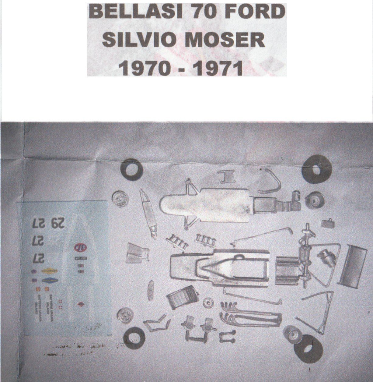 NSU Modellautos: 1:43 Bellasi Ford 1970 Kit / Bausatz Silvio Moser – Neu (gemäss Beschreibung) aus Wila von pedro015 1