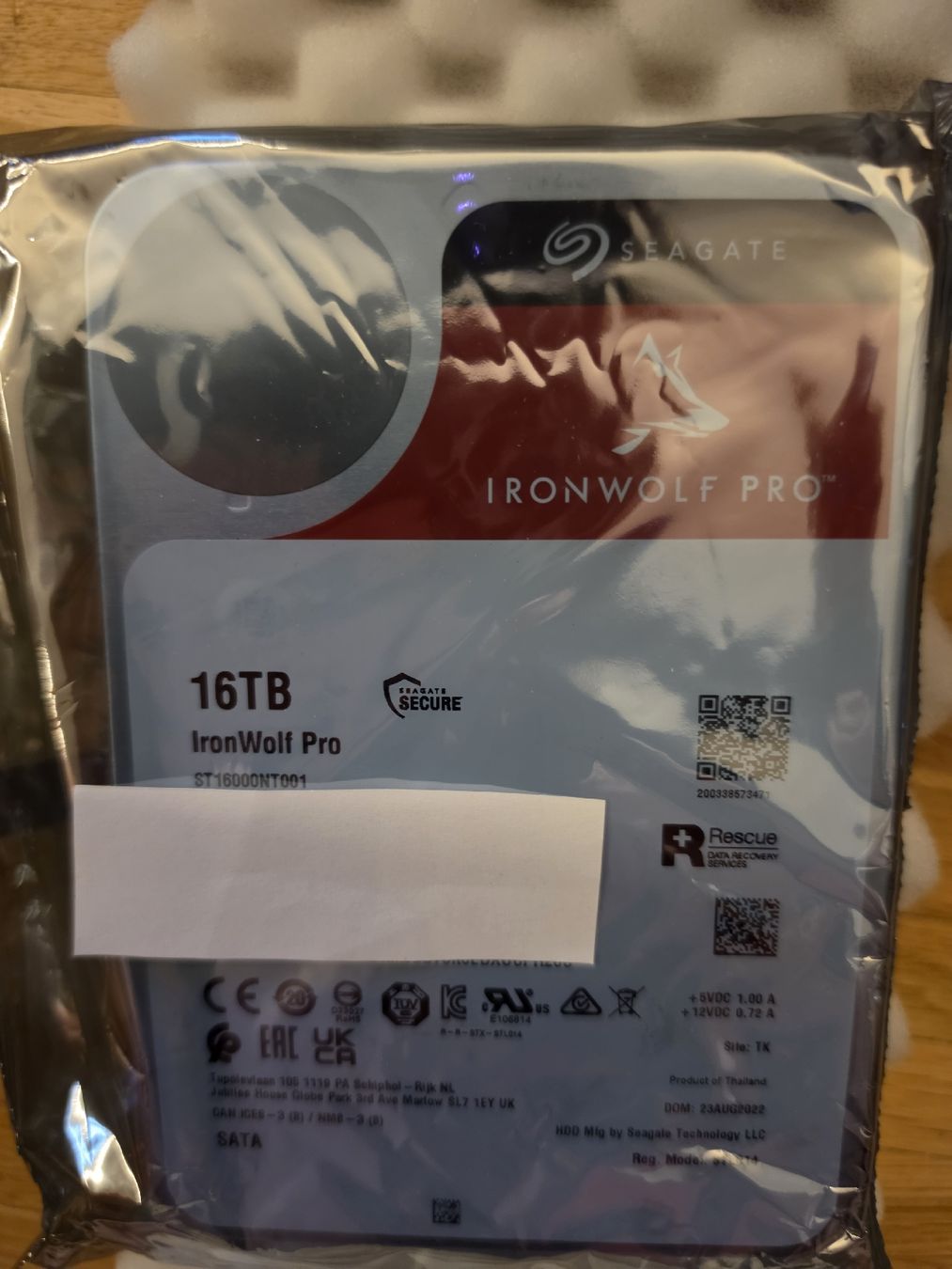 Seagate Dischi rigidi: Neue: Seagate IronWolf Pro 16TB interne Festplatte – Nuovo e nell'imballaggio originale da Aesch BL venduto da immon 1