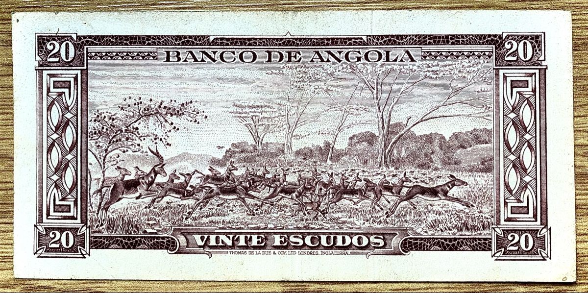 Banconote: 20 Escudos Angola 1956!!! Selten!!! – Usato da Oberentfelden venduto da NunoLouro 1