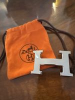 Gürtelschnalle Hermès Palladium 32mm