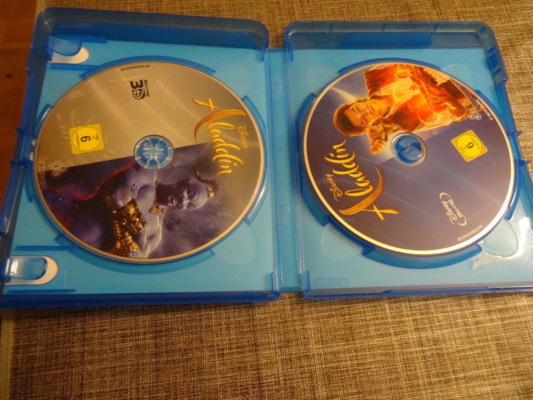 Tutti i DVDs: Aladdin (2019) - Blu-ray 3D+ 2D - Will Smith – Usato da Olten venduto da Disc-Verkauf 1