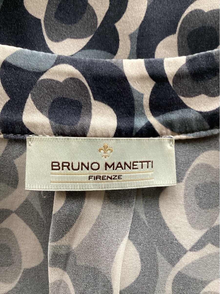 Blusen: Bruno Manetti, Seidenbluse, Gr. 44 it. – Gebraucht aus Salenstein von Esprit57 4