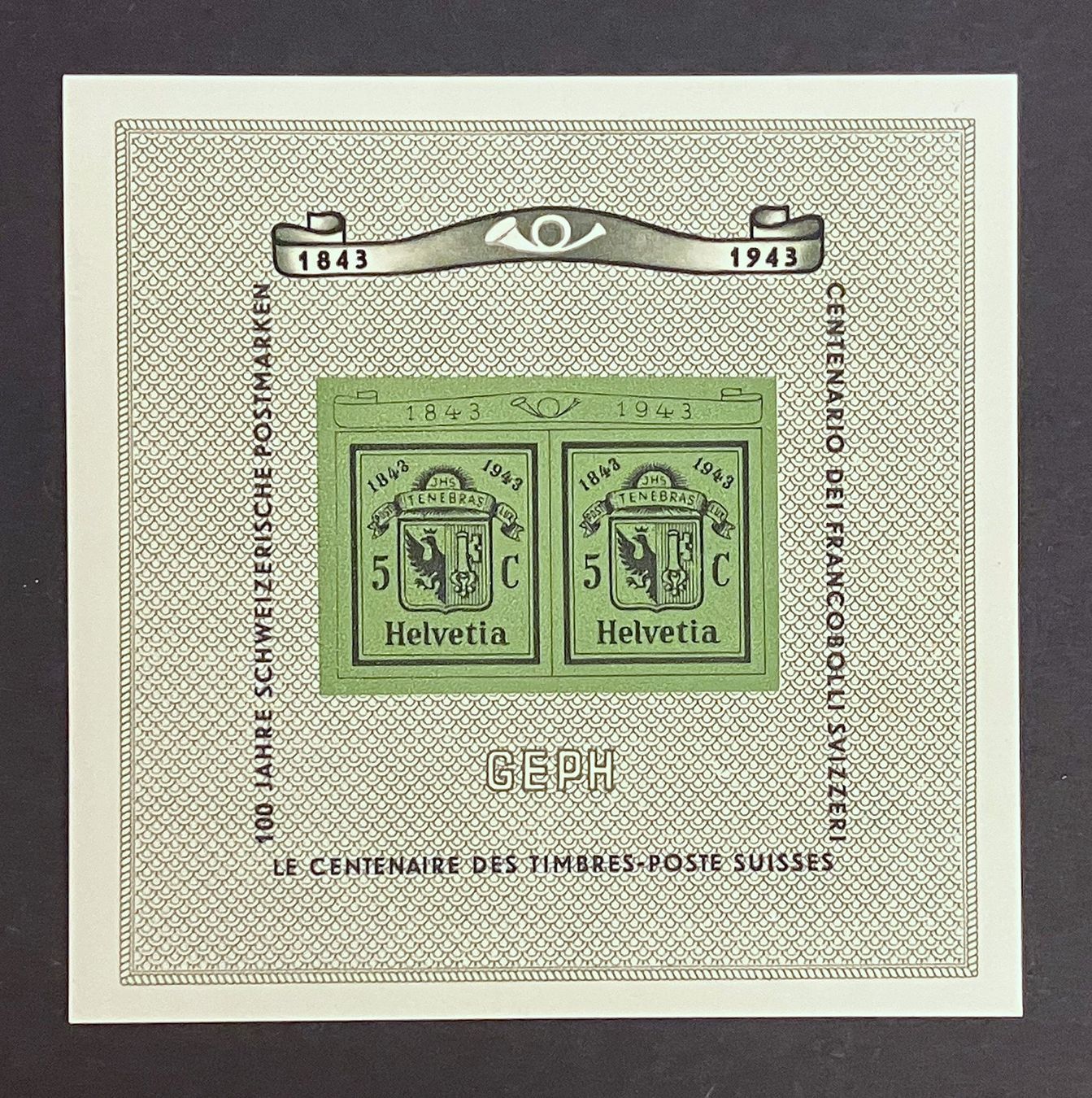 Alle Briefmarken: BLOCK GENF 1943** – Neu (gemäss Beschreibung) aus Oberwil BL von SALOB