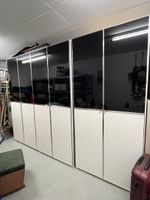 2 Kleiderschränke mit Glastüren je 100 x 215 cm