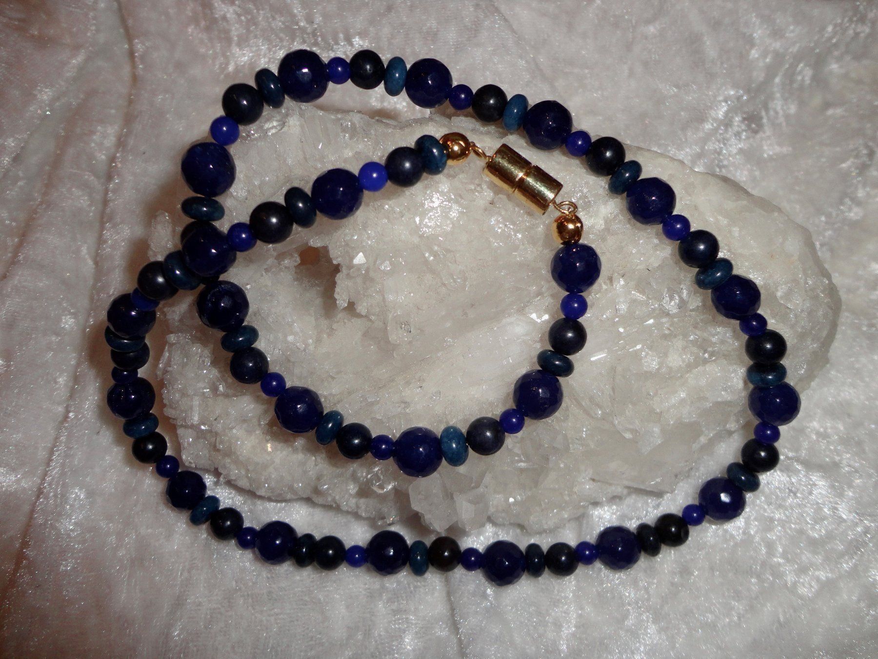 Ketten: Halskette - Saphir Nachahmung – Neu (gemäss Beschreibung) aus Biberist von tl-schmuck 1