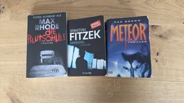 Bücher: FITZEK, RHODE, DAN BROWN - Thriller