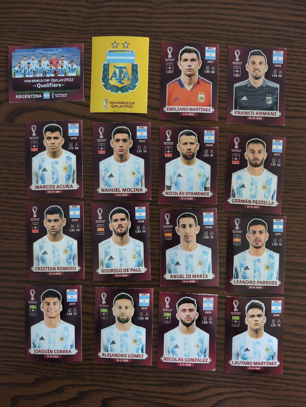 Panini Carte collezionabili: Panini wm sticker 2022 Argentinien Mannschaft – Usato da Zürich venduto da Rolup