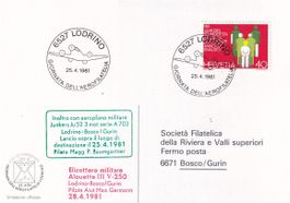 Tag der Aerophilatelie 1981 (Lodrino), Lodrino - Bosco/Gurin