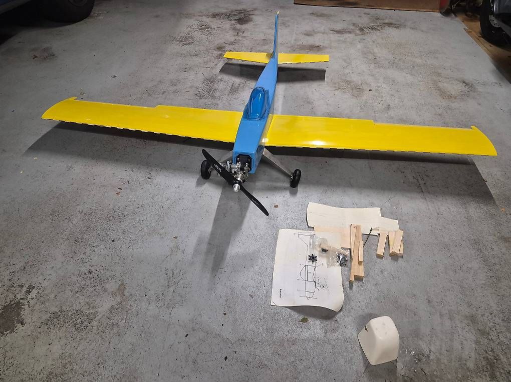 Modellismo RC: Kunstflugmodell Primo ungeflogen mit O.S. Max 60 – Usato da Füllinsdorf venduto da gibba