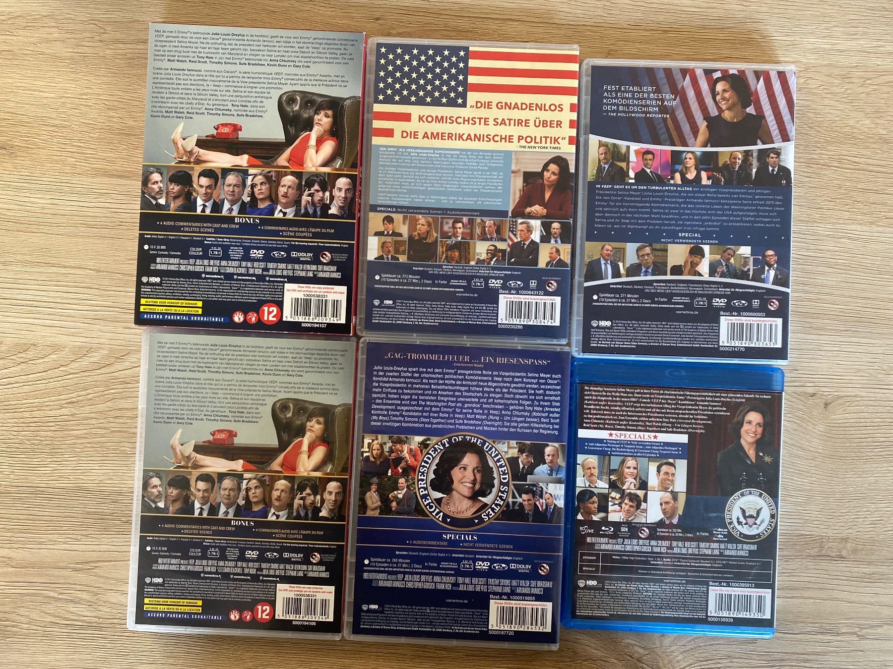 Tutti i DVDs: Veep - Komplette Staffeln 1-6 – Usato da Buchen im Prättigau venduto da dideldu 1