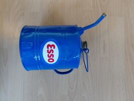 Vintage - Ölkanne, Esso, blau
