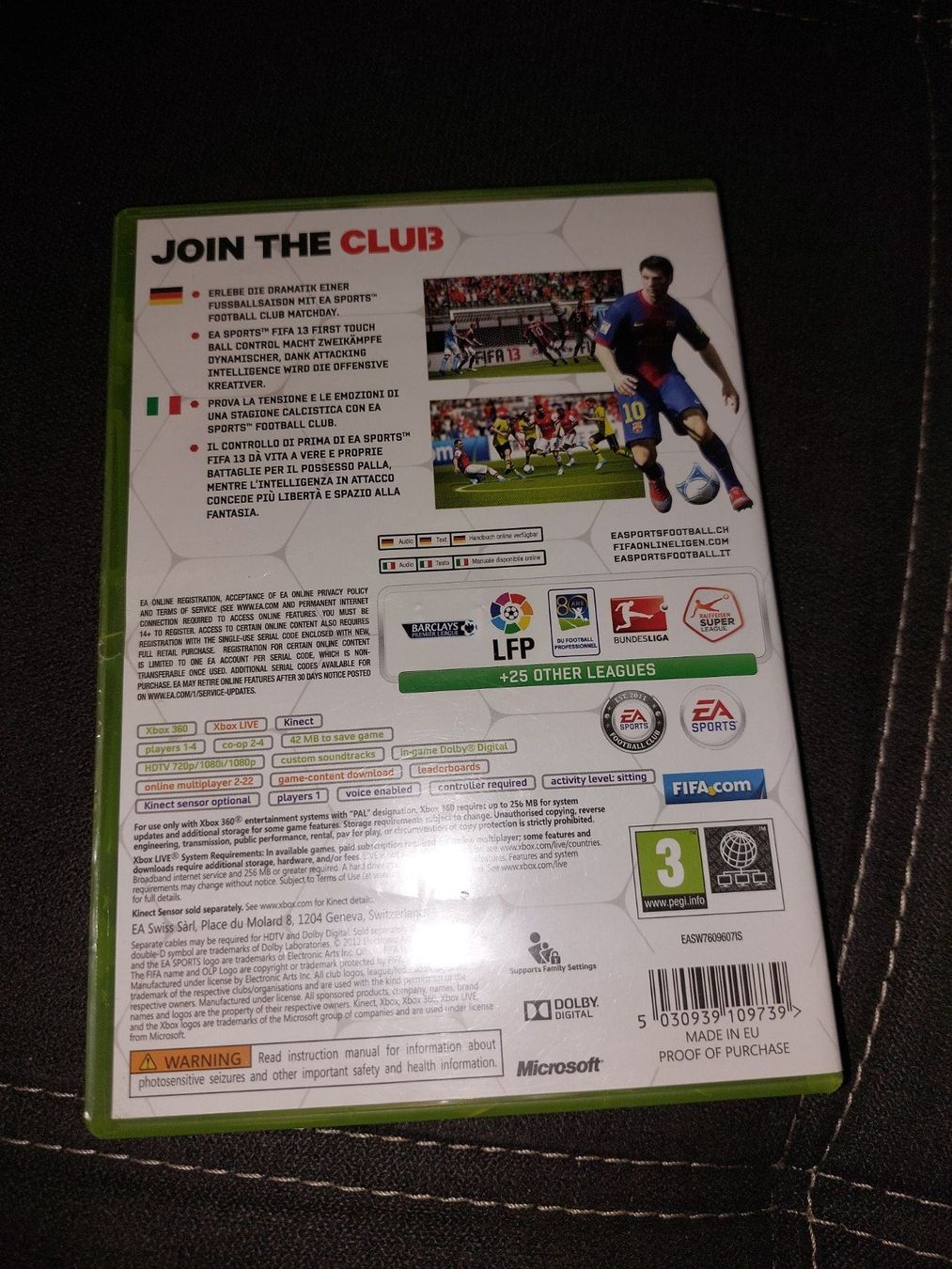 Giochi: Fifa 13 Xbox 360 – Usato da Schenkon venduto da 1996234 1