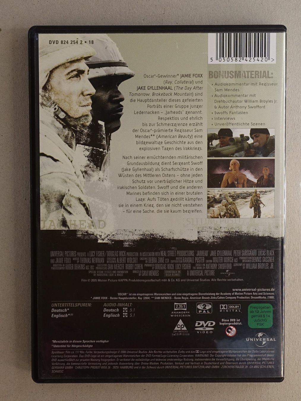 Tous les DVDs: Jarhead - Willkommen im Dreck – D'occasion à Sessa par fraenklishop 1