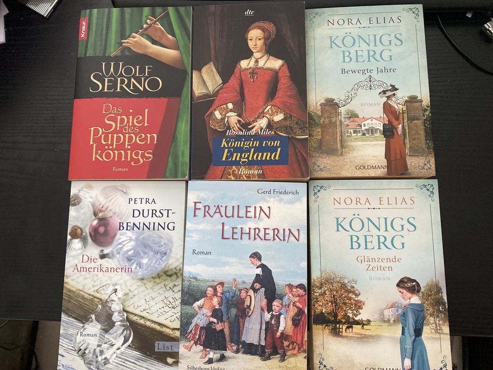 6 historische Romane, Wolf Serno, Petra Durst, Nora Elias u. (Gebraucht ...