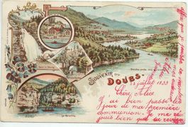 LITHO Souvenir du Doubs 1899