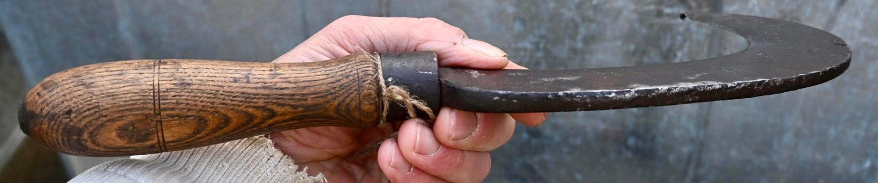 Alle Werkzeuge: antike Handsichel punziert HM & logos L 33cm – Gebraucht aus Pfaffhausen von mono_rec 8