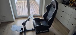 Playseat Rennsportsitz schwarz gebraucht