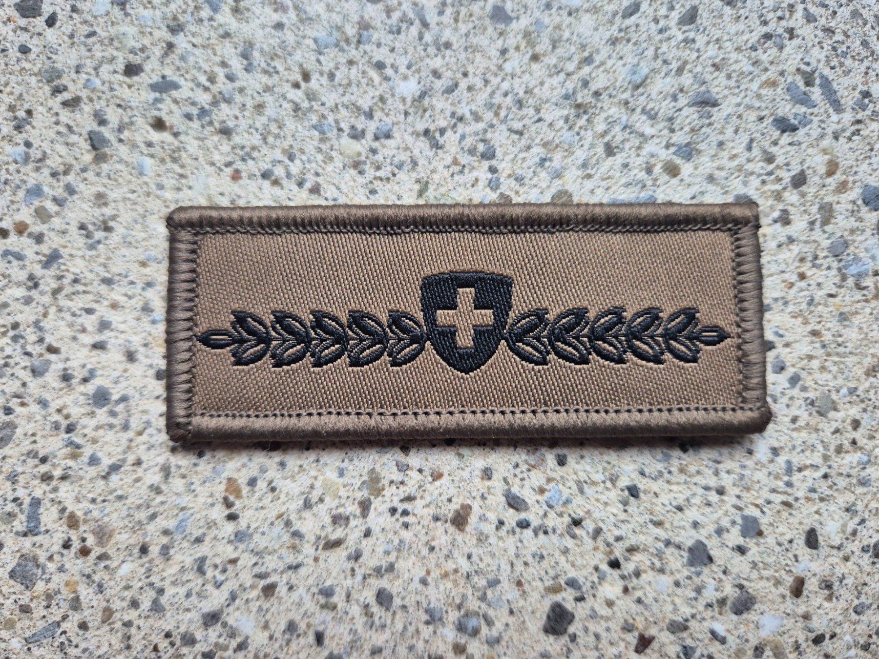 Schweizer Armee Placchette & Badge: *** Abzeichen Taz Militz mit klett *** – Nuovo e nell'imballaggio originale da Riedholz venduto da fr_sIruP