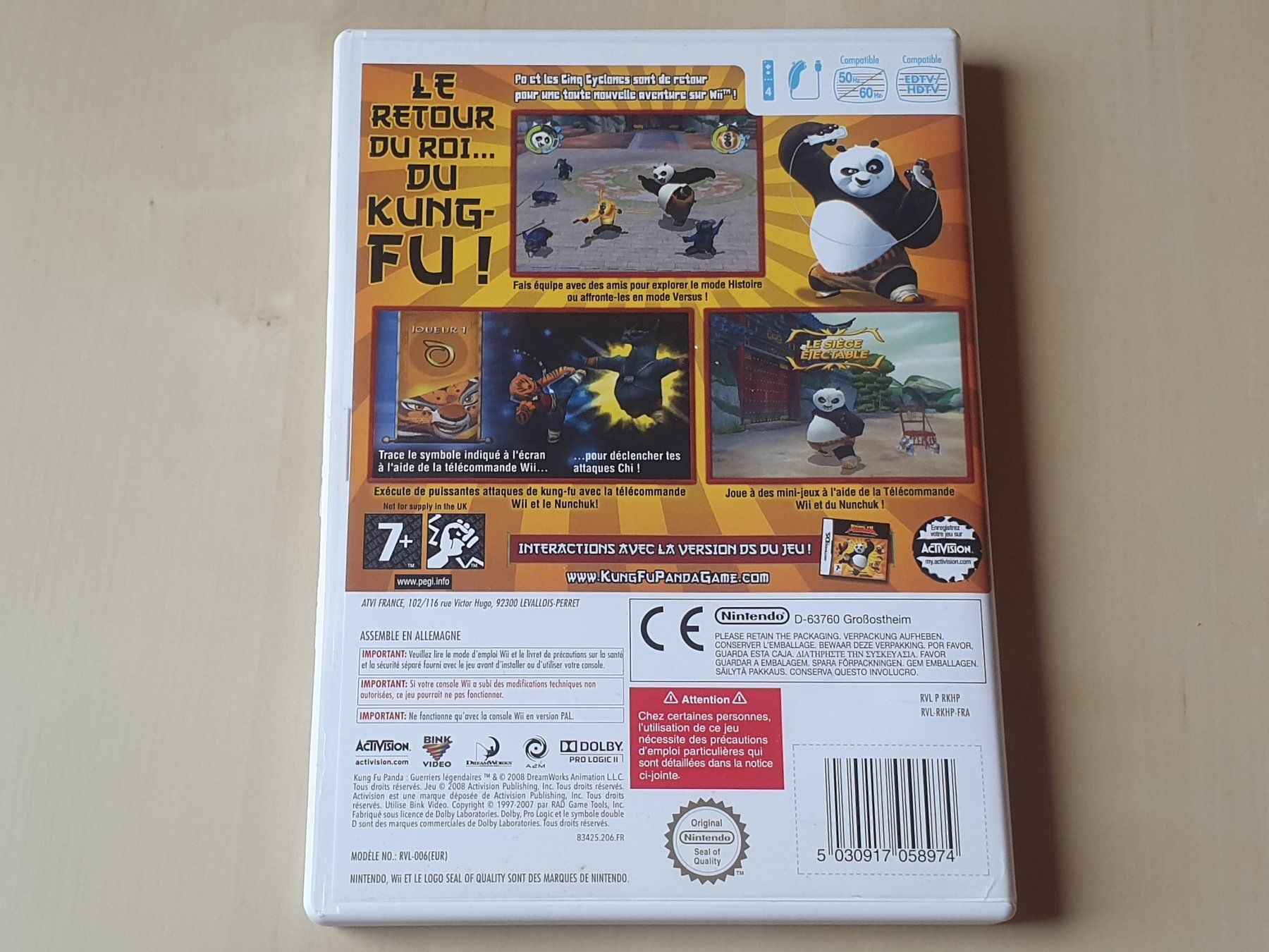 Nintendo Giochi: Kung Fu Panda Guerriers Legendaires – Usato da Stansstad venduto da collectorsshop 1