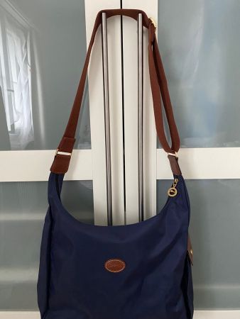 Longchamp Original Umhängetasche in Dunkelblau
