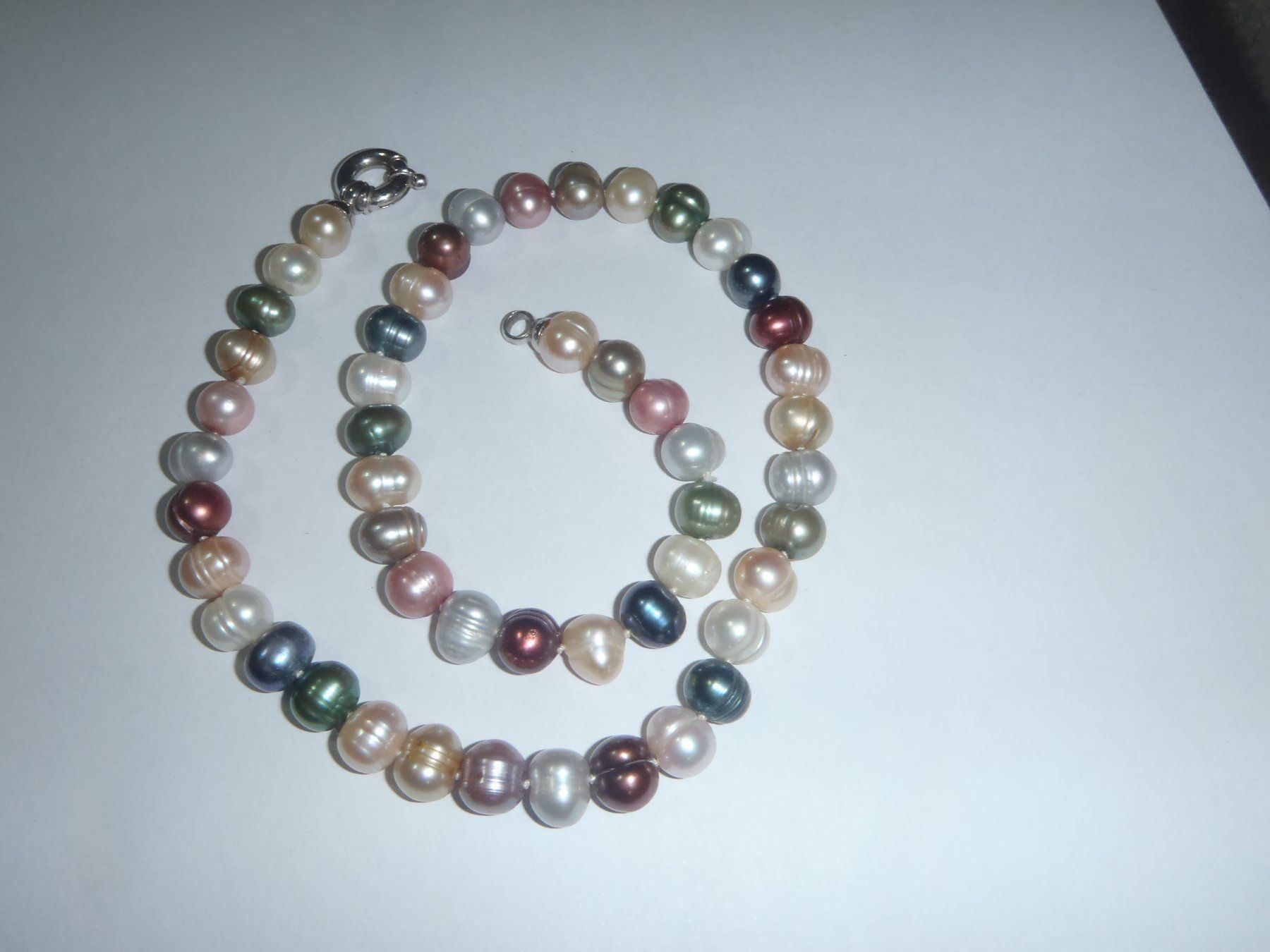 Catenine: PERLEN - Collier bestehend aus Bunten Süsswasserzuchtperlen – Nuovo e nell'imballaggio originale da Diegten venduto da marcel3891 3