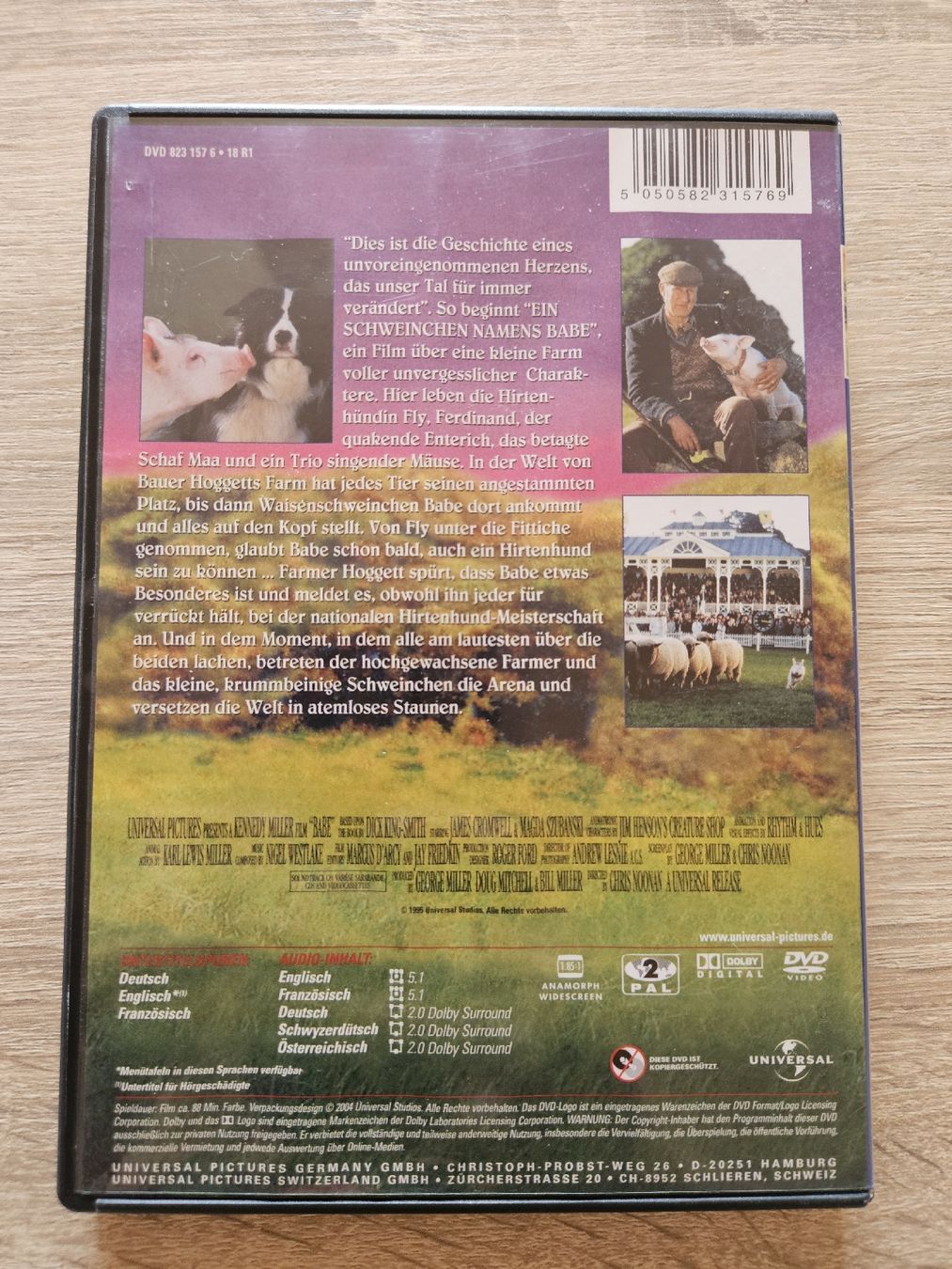 Tutti i DVDs: DVD Ein Schweinchen namens Babe  Schweizerdeutsch – Usato da Ebikon venduto da SecondChance_byM 1