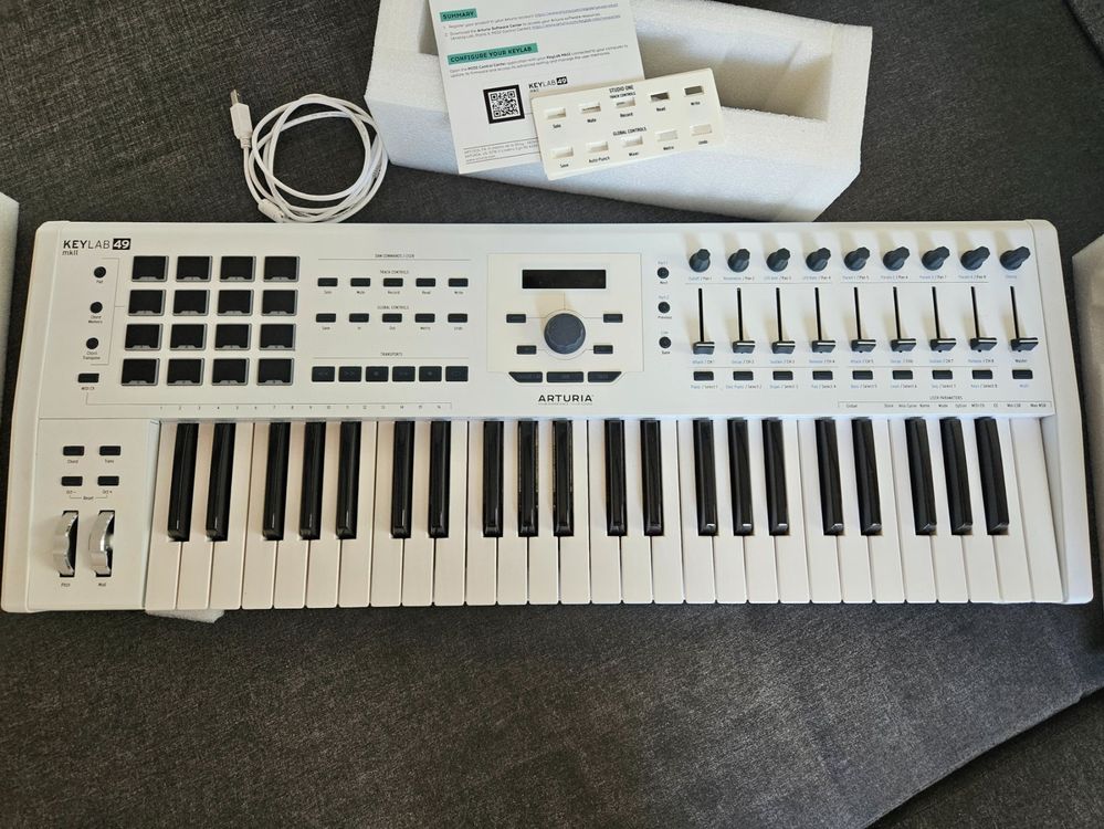Arturia KeyLab 49 MKII inkl. OVP, Lizenzen und Cover (Neu (gemäss ...