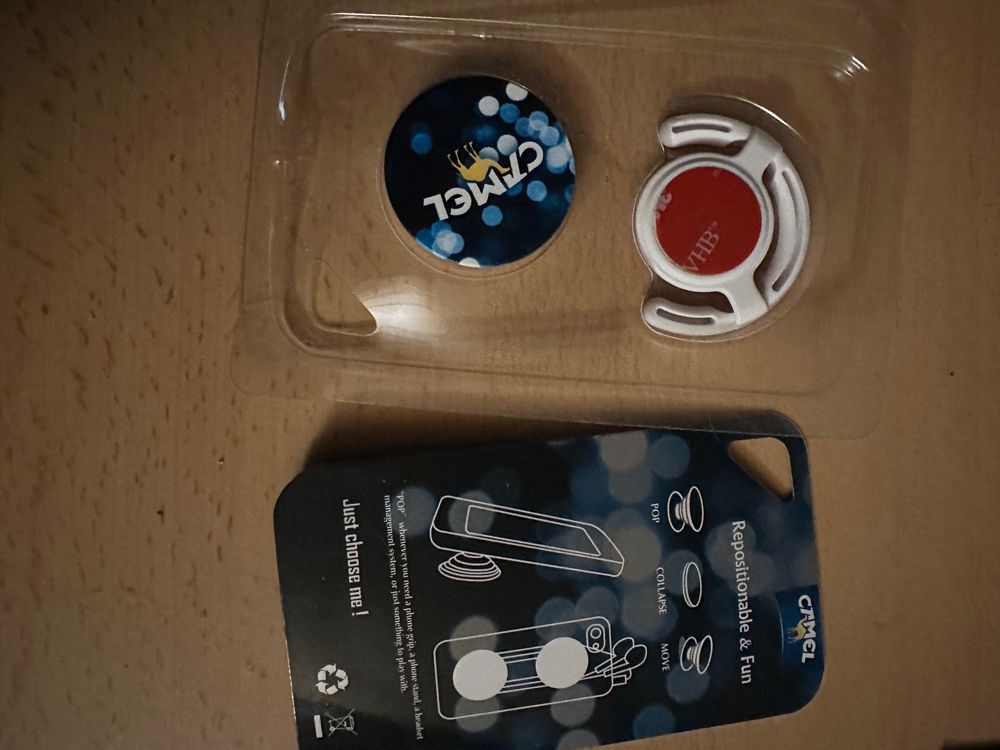 Neues Camel Pop Socket & Handyhalterungs-Set - Original! (Gebraucht) in ...