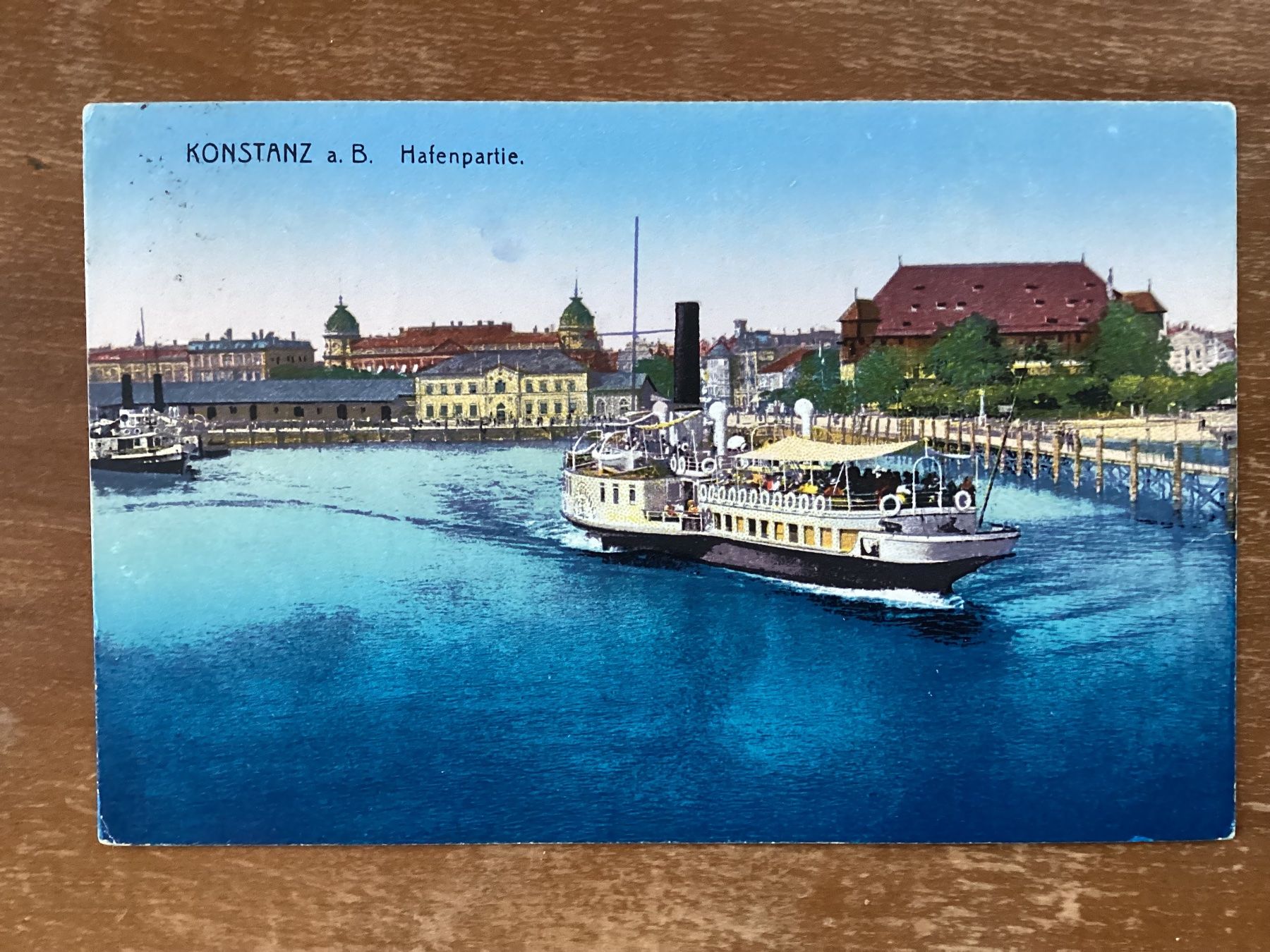 Cartoline postali: AK Konstanz Bodenseeschiff 1930 – Usato da Zürich venduto da Tolima194