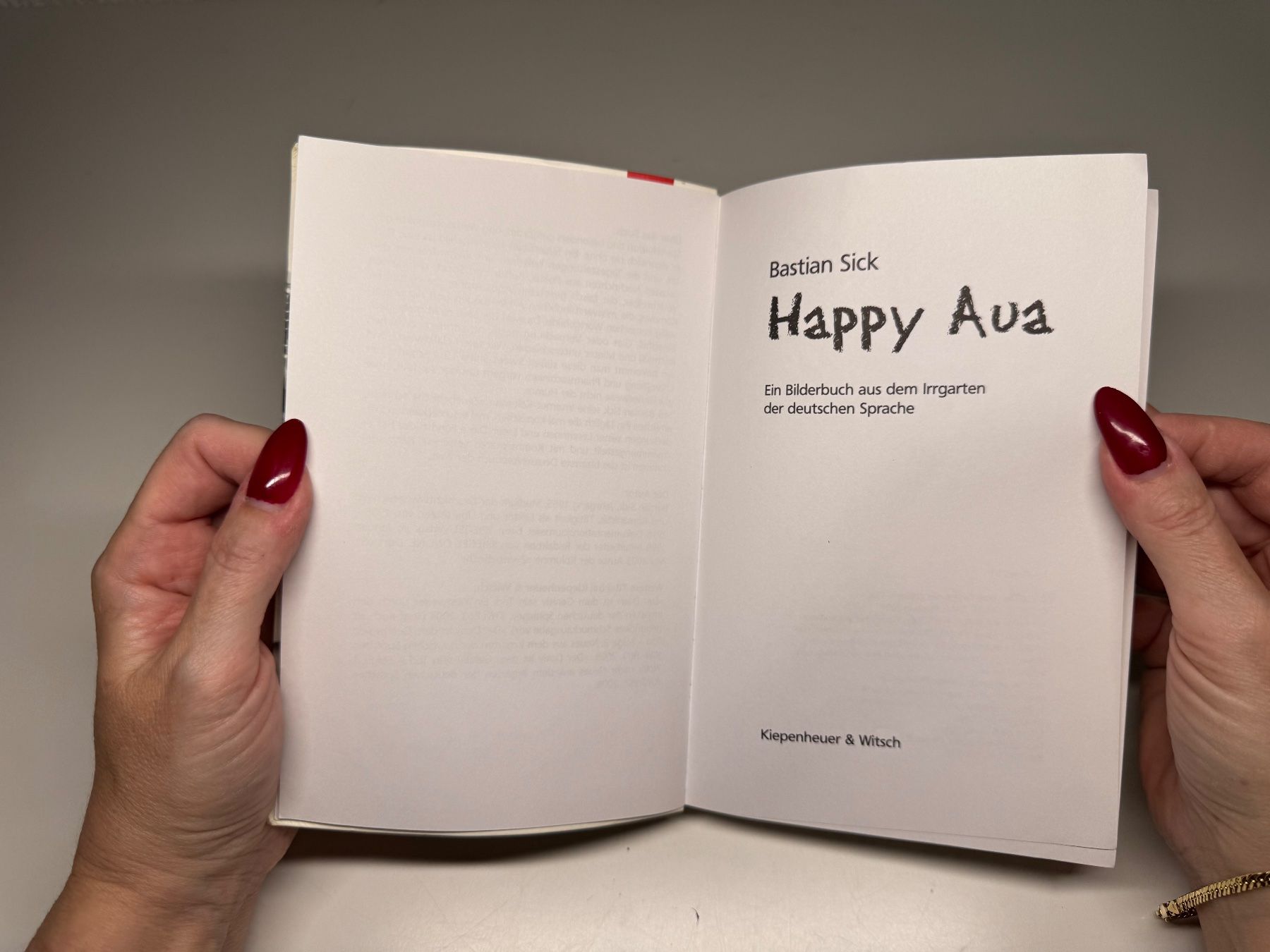 Libri: BUCH: Bastian Sick, Happy Aua – Usato da Grosswangen venduto da Kleine.Knoepfe 3