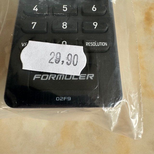 Formuler Telecomandi: Télécommande originale Formuler – IR Remote Control – Nuovo e nell'imballaggio originale da Coppet venduto da HDShop 1