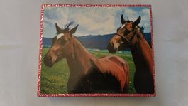 Penelope 1000 Teile Holzpuzzle / 2 Pferde Freiberger ab 1.-