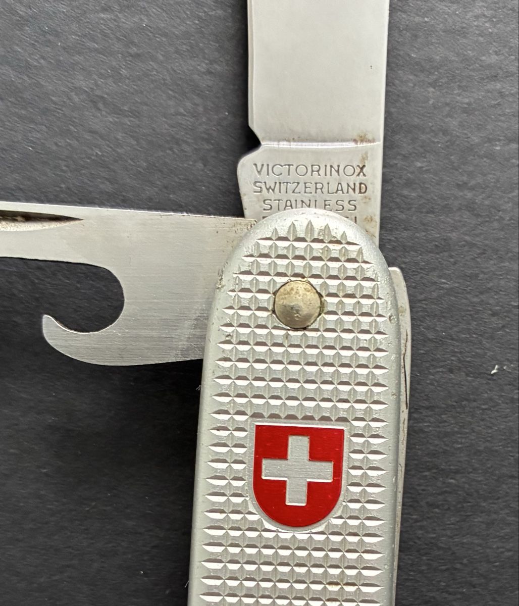 Schweizer Armee Coltelli tascabile: Sackmesser Militär 1984 – Usato da Gutenswil venduto da Antiques77 3