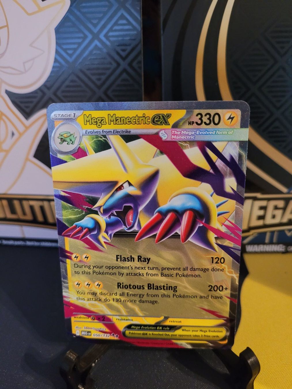 Pokémon Carte collezionabili: Pokemon Mega Manectrix EX /50/132/ Mega Evolution/ EN – Nuovo (secondo la descrizione) da Oberglatt ZH venduto da Secvtor