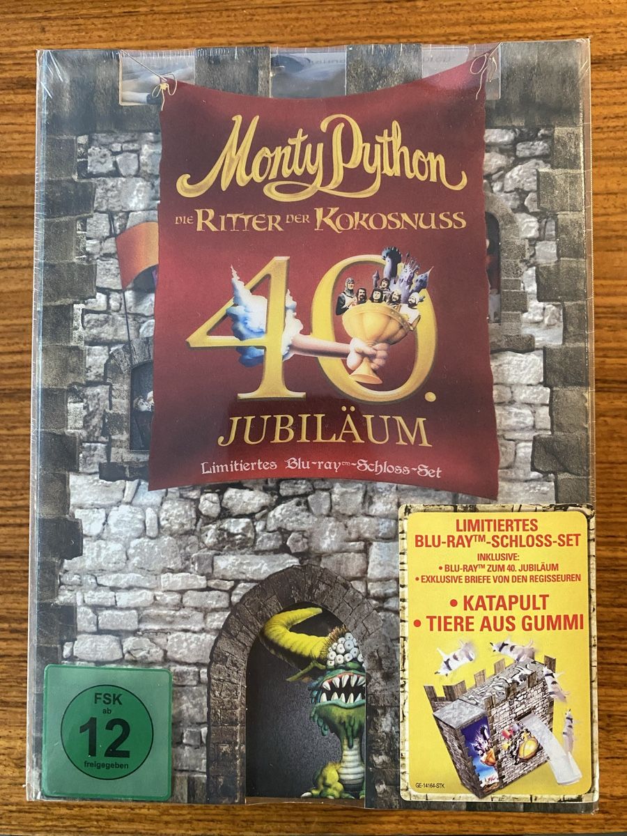 Alle DVDs: Monty Python - Ritter der Kokosnuss Blu-ray 40 Jahre – Neu und originalverpackt aus Rüschlikon von Granulat204