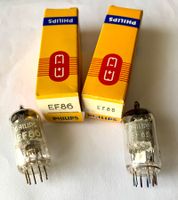 2 Röhren / Radioröhren EF86, NOS, Philips