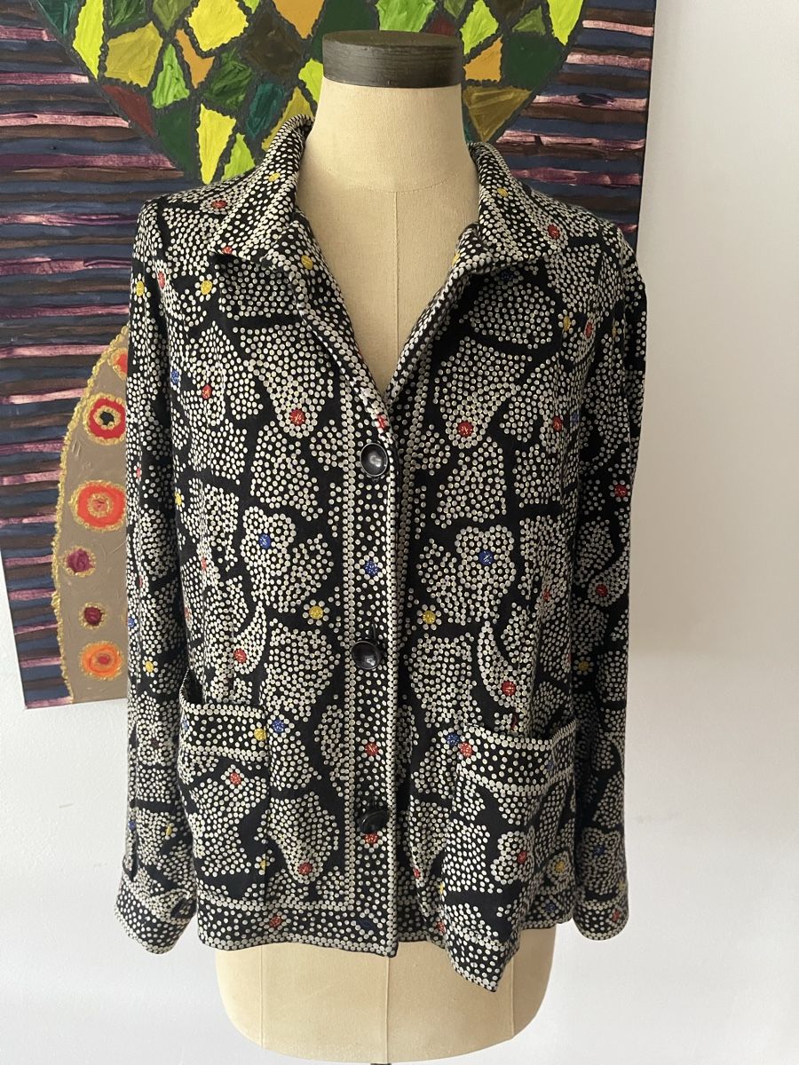 Giacche: Vintage Feinstrickjacke von Liola Gr.46 – Usato da Stallikon venduto da BaumArt 1