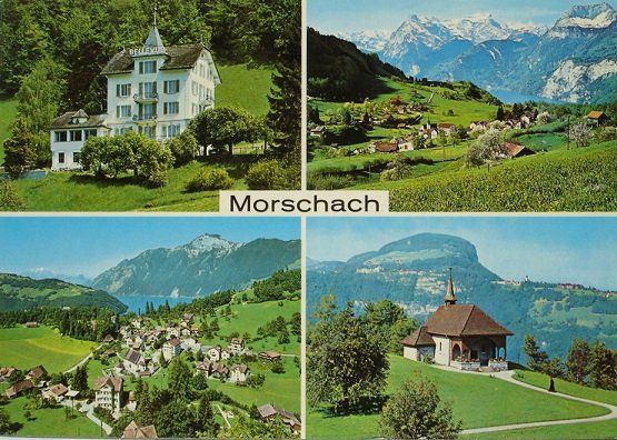 Cartoline postali: MORSCHACH Hotel Bellevue – Usato da Jona venduto da philajona