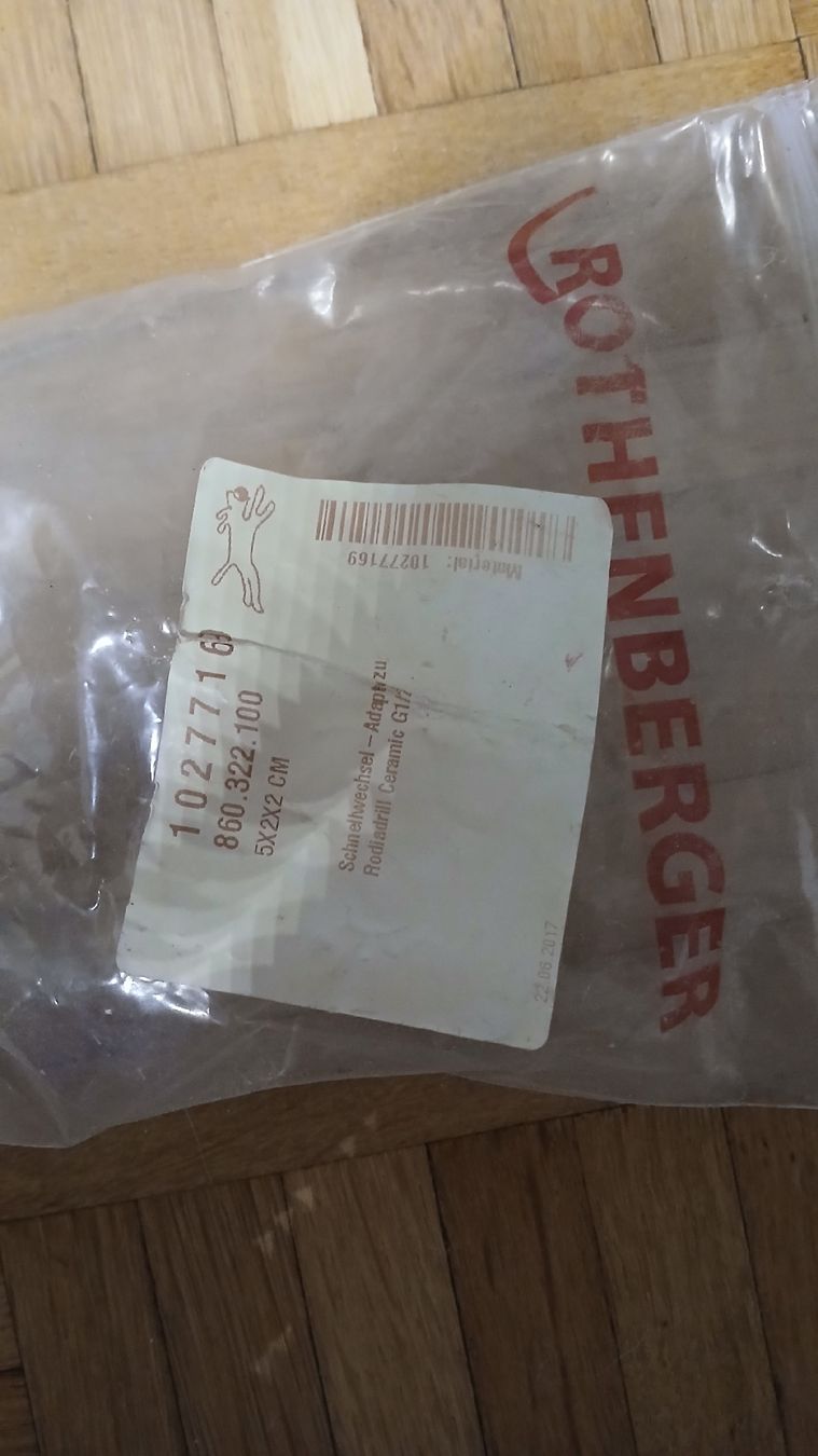 Rothenberger Tutti gli attrezzi: adaptateur a changement rapide ROTHENBERGER – Nuovo e nell'imballaggio originale da Lutry venduto da vas_dq6l 1