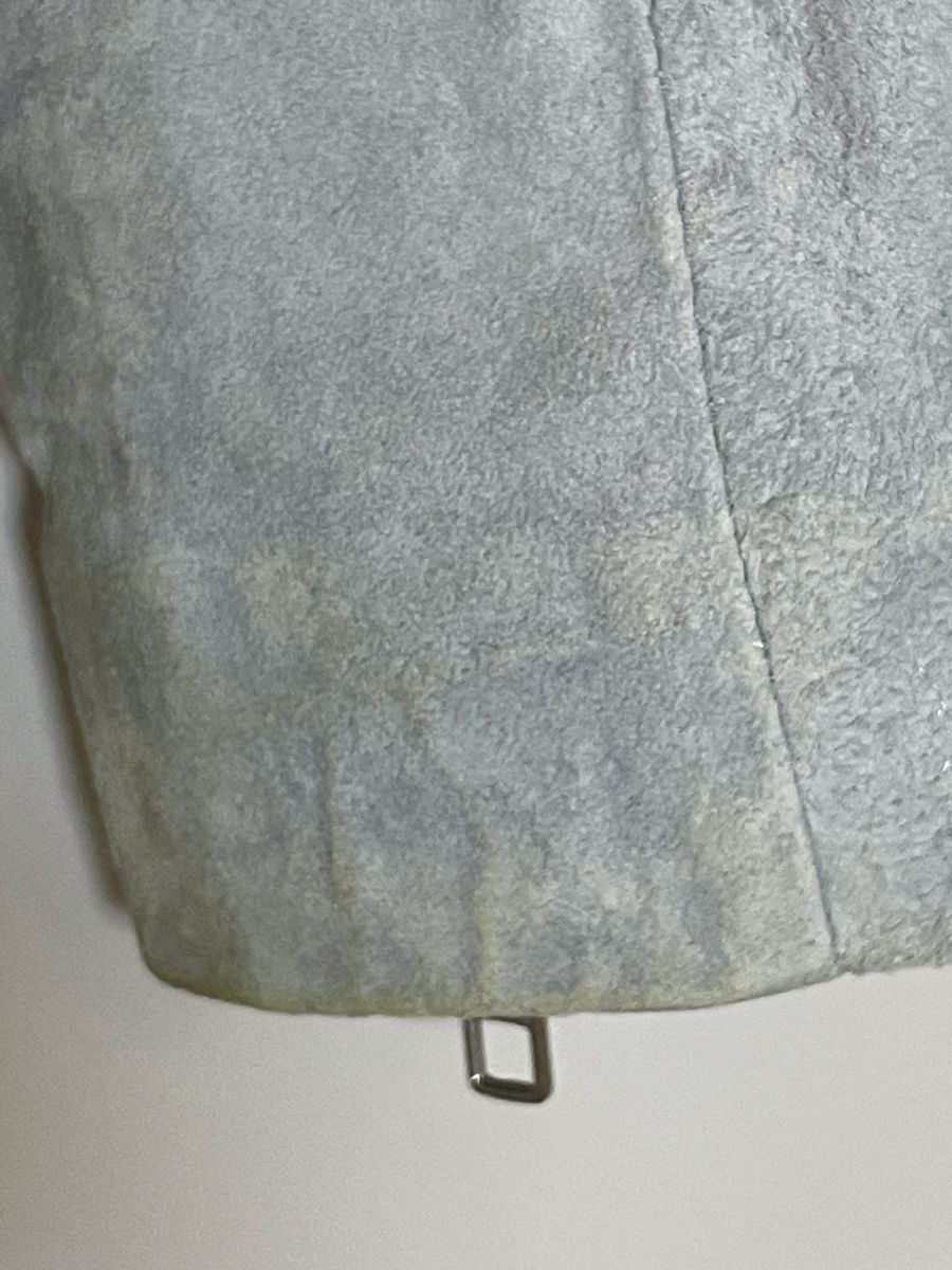 Giacche: Veste en daim bleu clair taille 40 – Usato da Vuadens venduto da Nina11 6