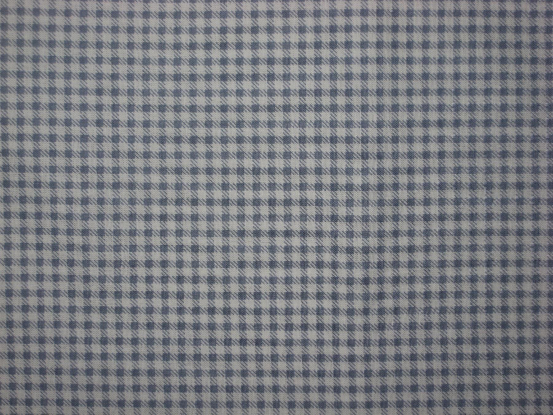 Tessuti: Baumwollstoff jeansblau/weiss Vichykaro – Nuovo e nell'imballaggio originale da Füllinsdorf venduto da Schlupp 1