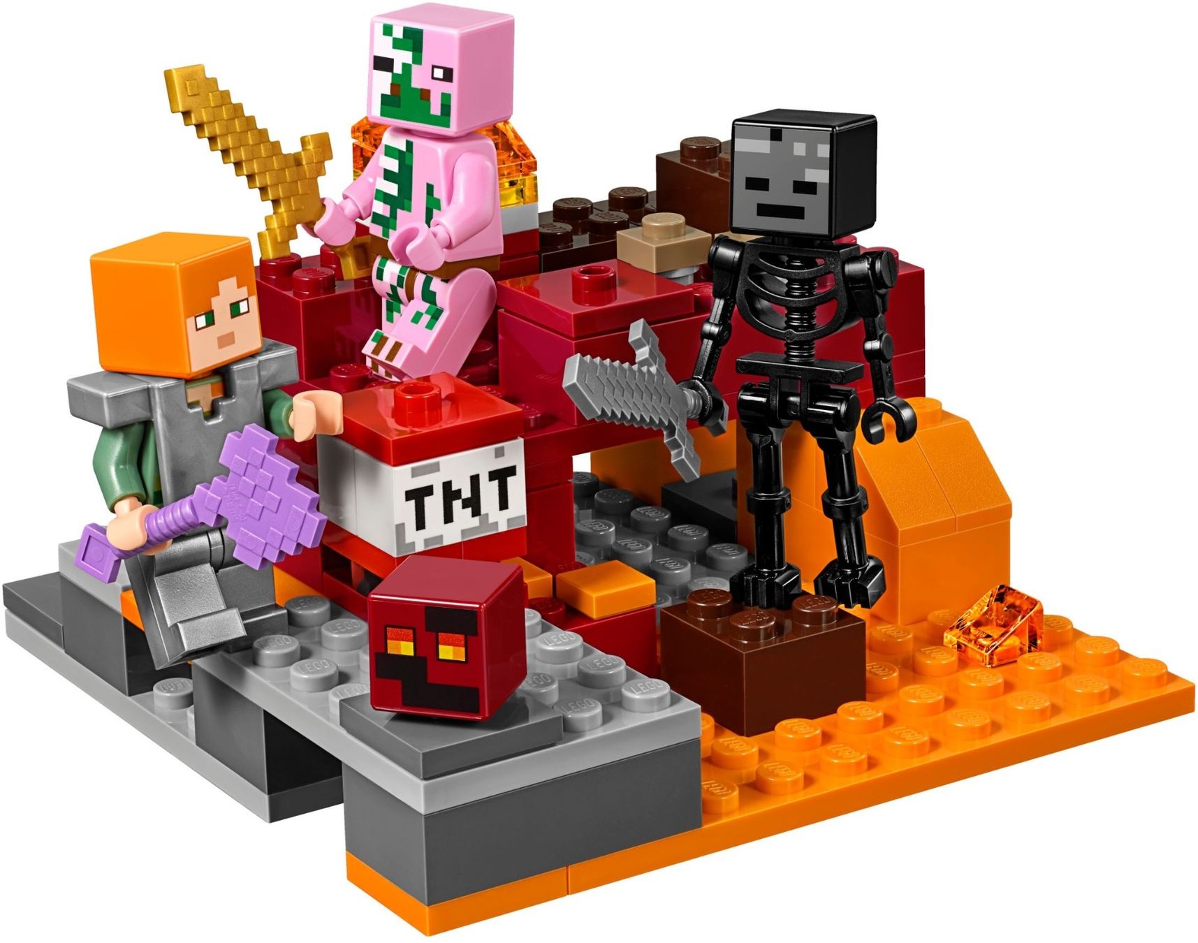 Lego Kit di costruzioni: LEGO 21139 MINECRAFT The Nether Fight – Nuovo e nell'imballaggio originale da La Chaux-de-Fonds venduto da Aminos 2