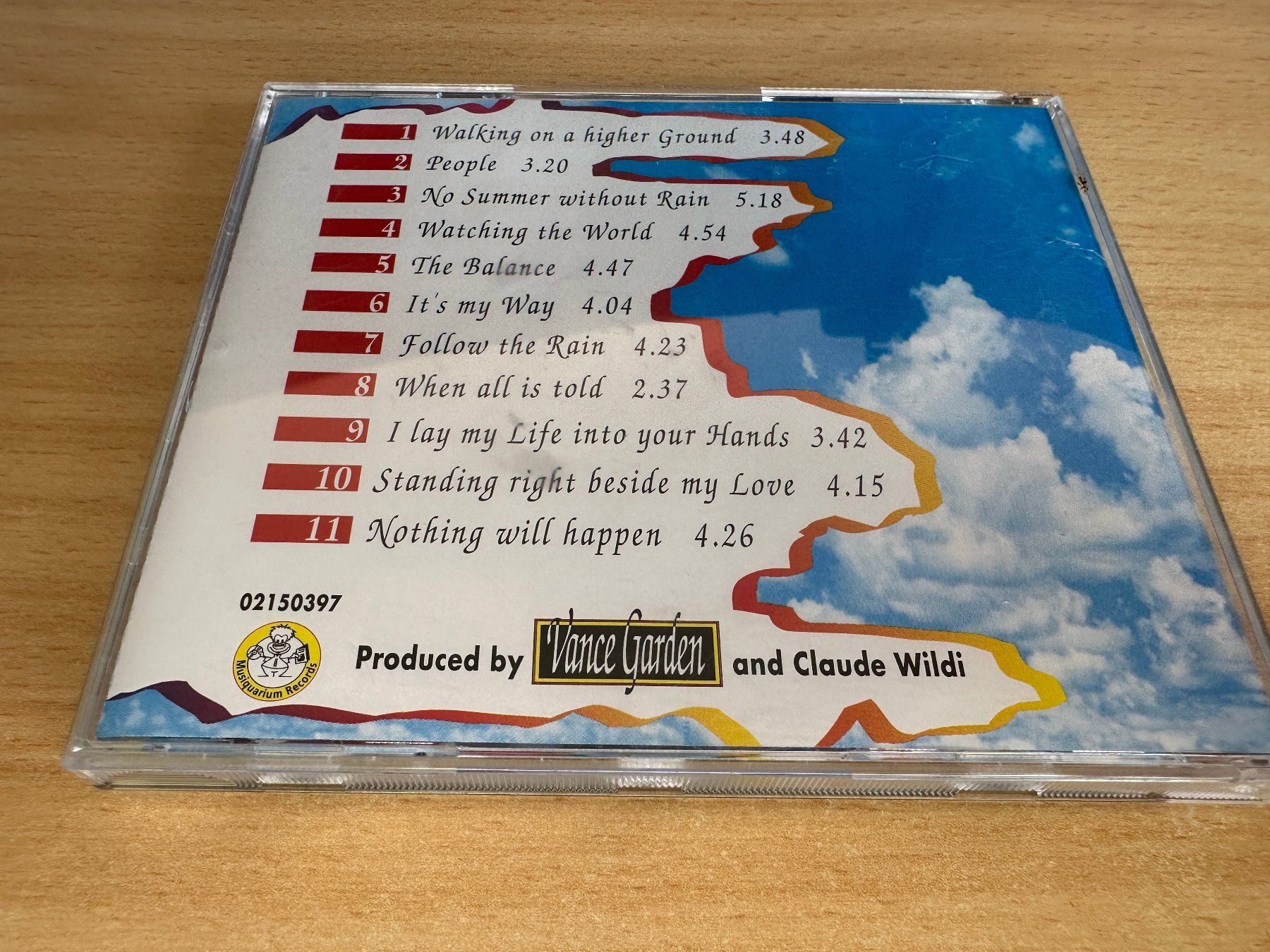 CD: Vance Garden - Watching The World – Usato da Rikon im Tösstal venduto da Alpenmutz 1