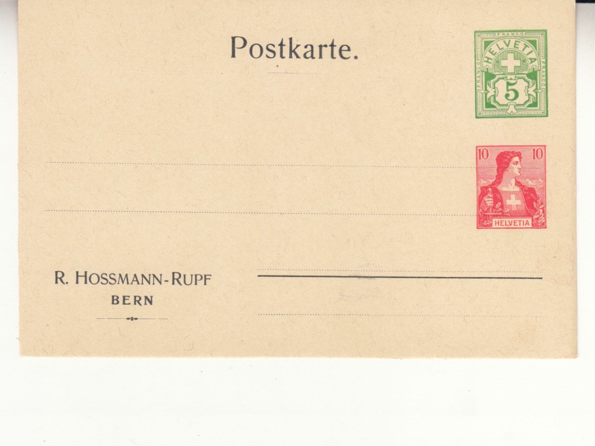 Alle Briefmarken: SGK PPK 204 Hossmann-Rupf Bern – Gebraucht aus Bürglen TG von StampGraf